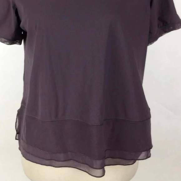 NWT Lululemon Athletica Purple Short Sleeve Top 8 - Picture 5 of 5